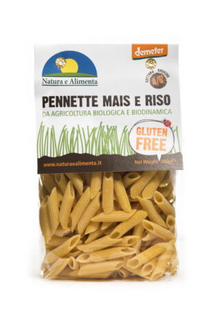 PENNETTE DI MAIS E RISO DEMETER 300GR - SENZA GLUTINE